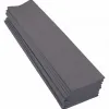 Papier crepon clairefontaine standard 0,5x2m crepage 40% coloris gris paquet 10 feuilles