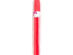 Papier crepon liderpapel rouleau 50cmx2,5m 85gr coloris rouge