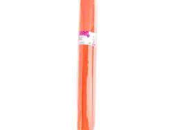 Papier crepon liderpapel rouleau 50cmx2,5m 85gr coloris orange