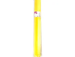 Papier crepon liderpapel rouleau 50cmx2,5m 85gr coloris jaune