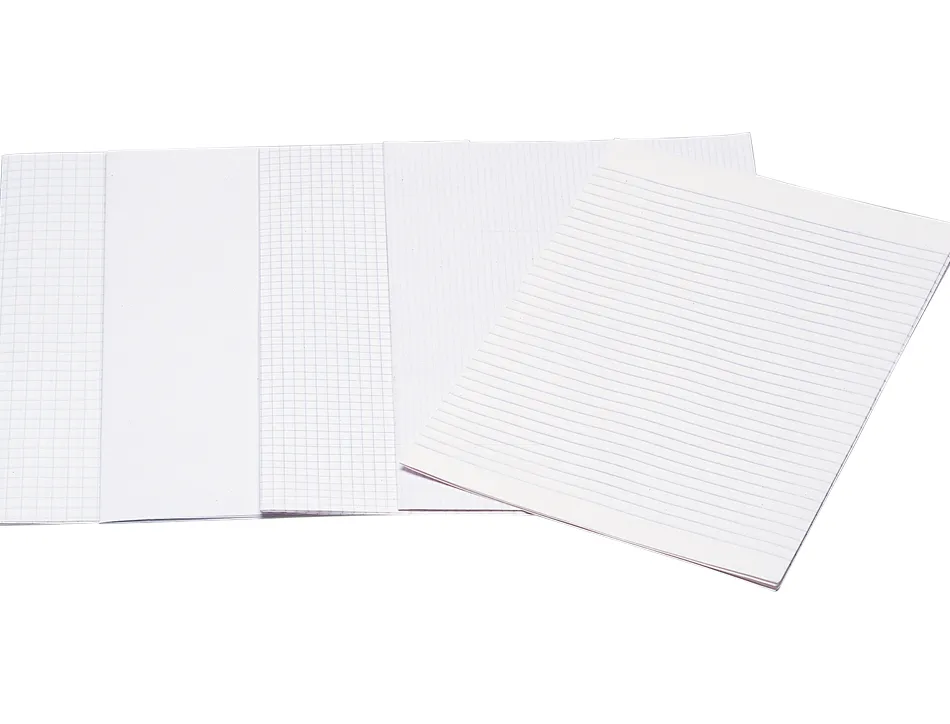 Papier écriture liderpapel 31x42.8cm ouvert copie double 60g/m2 quadrillage 6mm coloris blanc paquet 250f