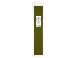 Papier crépon clairefontaine densité crêpage 60% 40g/m2 50cmx2.5m unicolore vert mousse
