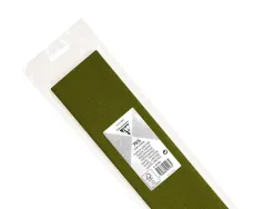 Papier crépon clairefontaine densité crêpage 60% 40g/m2 50cmx2.5m unicolore vert mousse