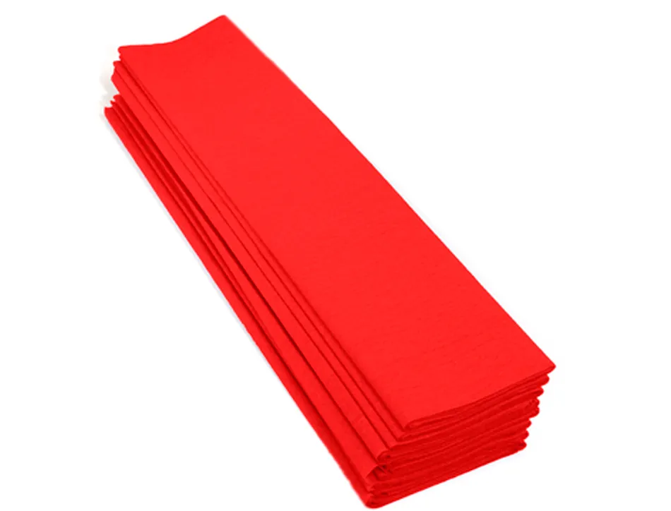 Papier crépon clairefontaine densité crêpage 60% 40g/m2 50cmx2.5m unicolore rouge pochette 10f