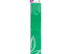 Papier crépon liderpapel 34g/m2 50cmx2.5m unicolore vert métallisé