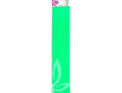 Papier crépon liderpapel 34g/m2 50cmx2.5m unicolore vert fluorescent