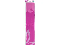 Papier crépon liderpapel 34g/m2 50cmx2.5m unicolore rose métallisé