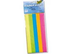 Papier de soie fluo folia 50x70cm 20g 5 feuilles coloris assortis