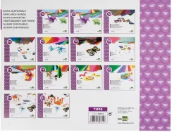 Papier de soie liderpapel 18g/m2 format a4+ 240x315mm coloris assortis bloc 10f