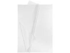 Papier de soie liderpapel 52x76cm 18g/m2 unicolore blanc sachet 25f