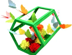 Papier de soie liderpapel 50x75cm 17g/m2 12 coloris assortis rouleau 24 feuilles