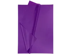 Papier de soie liderpapel 52x76cm 18g/m2 unicolore violet sachet 5f