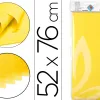 Papier de soie liderpapel 52x76cm 18g/m2 unicolore jaune sachet 5f