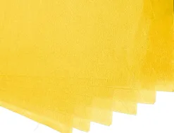 Papier de soie liderpapel 52x76cm 18g/m2 unicolore jaune sachet 5f