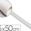 Papier de soie maildor 50x75cm 18g/m2 unicolore blanc rouleau 24f