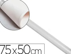 Papier de soie maildor 50x75cm 18g/m2 unicolore blanc rouleau 24f