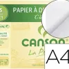 Papier dessin canson c à grain crayon encre gouache feutre 125g a4+ pochette 12f