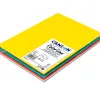 Papier dessin canson colorline a4 150g face lisse/face legerement grainee 150g a4 coloris assortis