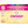 Papier dessin canson colorline grain fin 150g a4 coloris vifs pochette 12f