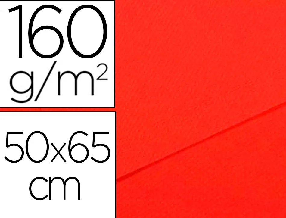 Papier dessin canson feuille mi-teintes n 506 grain gelatine haute teneur coton 160g 50x x65cm unicolore coquelicot