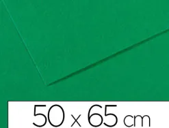 Papier dessin canson feuille mi-teintes nº575 grain gélatiné haute teneur coton 160g 50x65cm unicolore vert billard
