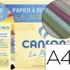 Papier dessin canson mi-teintes claires 160g a4+ coloris assortis pochette 12f