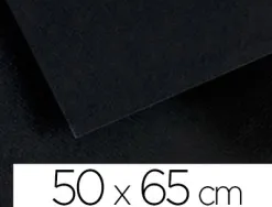 Papier dessin canson vivaldi nº626 50x65cm 120g/m2 offset unicolore noir