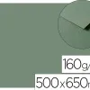 Papier dessin clairefontaine a grain 160g 1 surface grainee 1 lisse 50x65cm paquet 25f coloris vert ocean