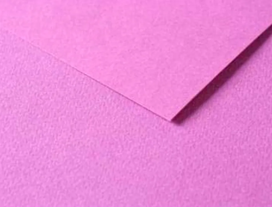 Papier dessin clairefontaine a grain 160g 1 surface grainee 1 lisse 50x65cm paquet 25f coloris lilas
