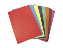 Papier dessin clairefontaine cartoline 50x70cm 210g coloris assortis paquet 25 feuilles