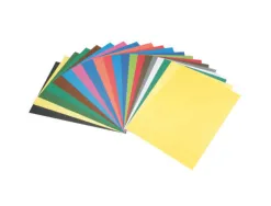 Papier dessin clairefontaine cartoline 50x65cm 130g coloris assortis paquet 50 feuilles