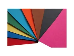 Papier dessin clairefontaine cartoline 50x65cm 130g coloris assortis paquet 25 feuilles