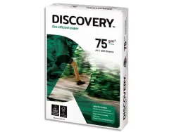 Papier discovery multifonction grand volume sans bourrage a4 75g/m2 blancheur 161 opacité 92 rigidité 100 500 feuilles