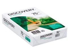 Papier discovery multifonction grand volume sans bourrage a4 75g/m2 blancheur 161 opacité 92 rigidité 100 500 feuilles