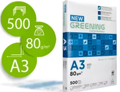 Papier greening a3 80g blanc ramette 500 feuilles