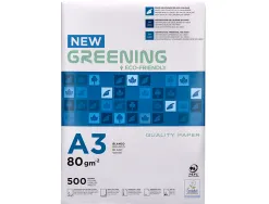 Papier greening a3 80g blanc ramette 500 feuilles