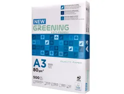 Papier greening a3 80g blanc ramette 500 feuilles