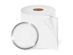 Papier hygienique amoos domestique 2 plis 20m paquet de 12 rouleaux