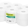 Papier hygiénique jumbo 180m center feed ouate blanche recyclée écolabel 2 plis rouleau 720 feuilles paquet 12 rouleaux