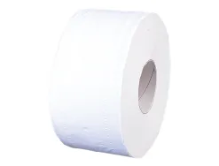 Papier hygiénique q-connect 90mmx130m double épaisseur rouleau