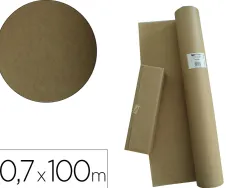 Papier kraft apli coloris brun rouleau 0.70x100m