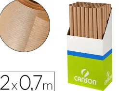 Papier kraft canson 60g/m2 coloris brun rouleau 0.7x3m