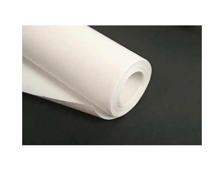 Papier kraft clairefontaine 60g coloris blanc rouleau 1x50m