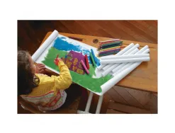 Papier kraft clairefontaine 60g coloris blanc rouleau 1x10m
