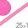 Papier kraft liderpapel 65g/m2 unicolore rose rouleau 1x25m