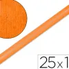 Papier kraft liderpapel 65g/m2 unicolore orange intense rouleau 1x25m