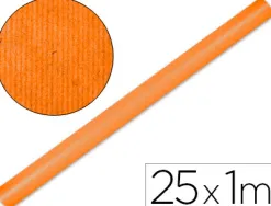 Papier kraft liderpapel 65g/m2 unicolore orange intense rouleau 1x25m
