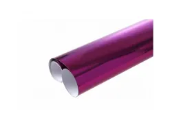 Papier metallise clairefontaine 1 face 80g coloris cyclamen rouleau 0,70x2m