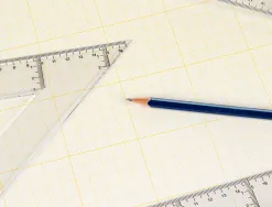 Papier millimétré liderpapel 1mm 80g/m2 feuille a4 210x297mm minipack 10f
