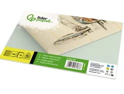 Papier millimétré liderpapel 1mm 80g/m2 feuille a4 210x297mm minipack 10f